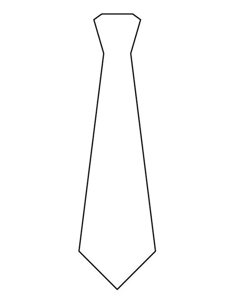 Printable Necktie Template