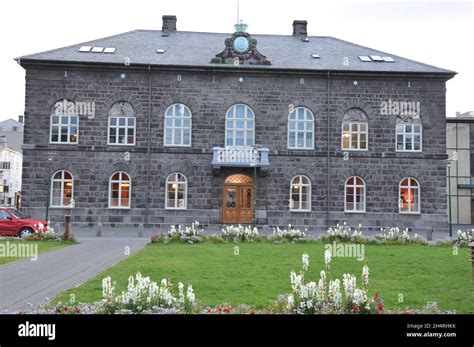 Icelandic Parliament Building, Reykjavik, Iceland Stock Photo - Alamy