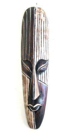 African Mask Wall Hanging Africa Decor Modern Woman Art Deco - 20" by World Bazaar Imports. $29. ...