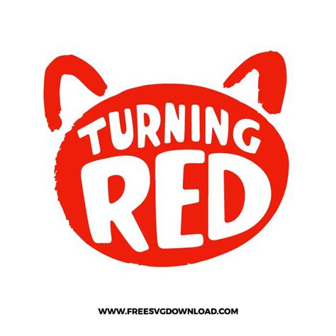 Turning Red Logo SVG & PNG free Disney cut files | Free SVG Download