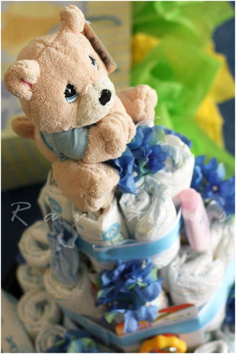 Diaper Cake: Adorable and Sweet as can be…