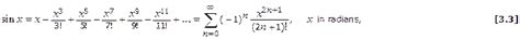 6.3.1 Transcendental Functions