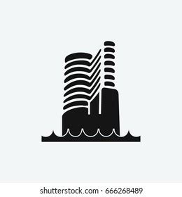 Baku Maiden Tower Icon Vector: стоковая векторная графика (без ...