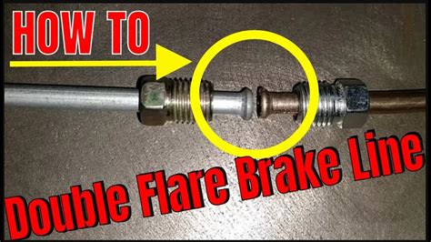 How to double flare brake lines - YouTube