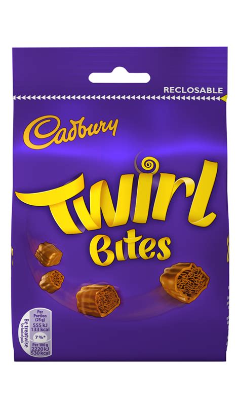 Cadbury Twirl Bites | Cadbury, Chocolate bites, Cadbury twirl