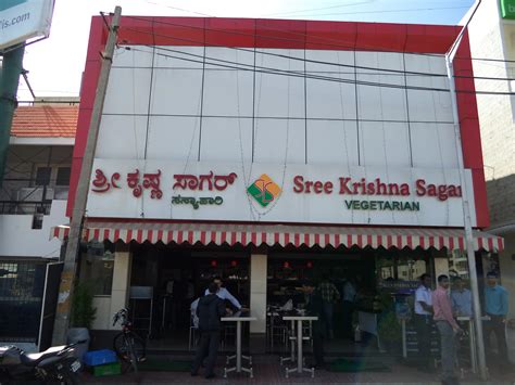 Menu of Sri Krishna Sagar, Domlur, Bangalore