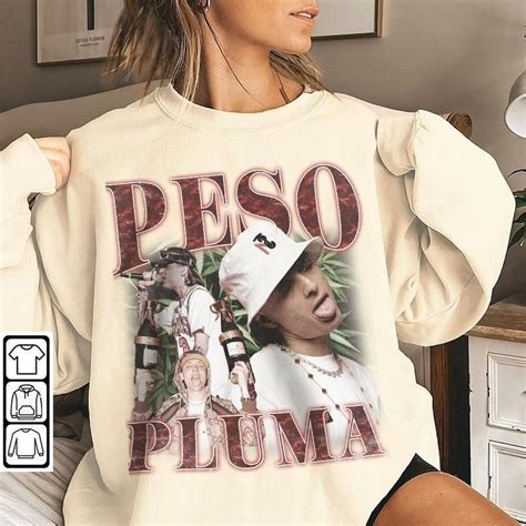 Peso Pluma Music Shirt, Peso Pluma Merch Gift For Fan Sweatshirt, Graphic Peso Pluma Tour 2023 ...