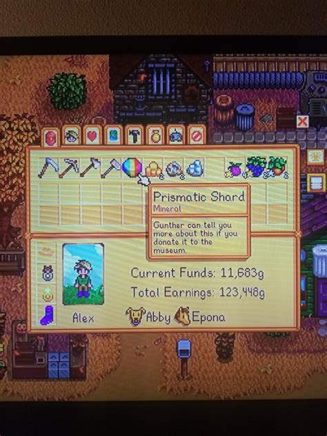 First Prismatic Shard! : r/StardewValley