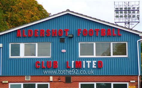 Aldershot FC | EBB Stadium | Football League Ground Guide