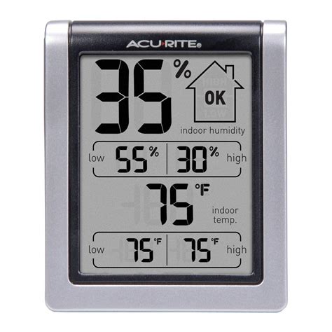 AcuRite Digital Humidity and Temperature Comfort Monitor-00613 - The Home Depot