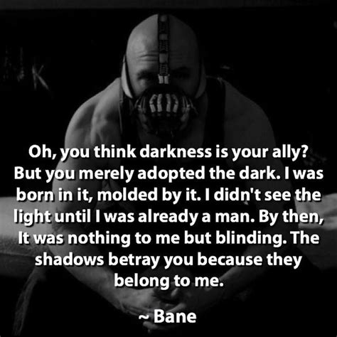 Bane Darkness Quote - ShortQuotes.cc