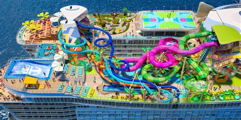 royal caribbean's icon of the seas to sail in 2024 as world’s biggest cruise ship with waterpark