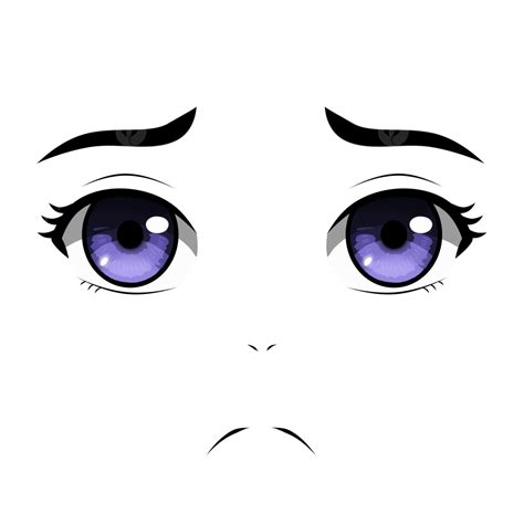 Anime Girl Disappointed Expression Face, Anime Girl, Expression, Face ...