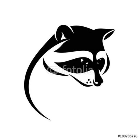 Raccoon Silhouette Vector at Vectorified.com | Collection of Raccoon Silhouette Vector free for ...