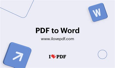 Convert Pdf In Word I Love Pdf - Printable Templates Free