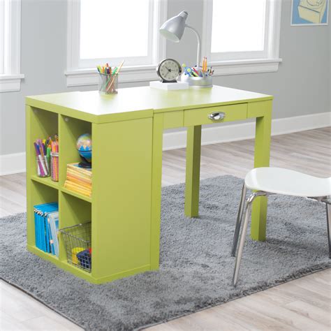 Classic Playtime Mini Writing Desk with Optional Bookcase - Lime | from hayneedle.com Diy Kids ...