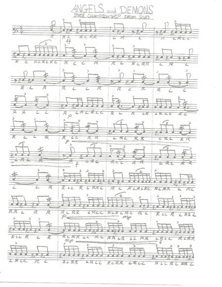 Angels and Demons Sheet Music | Tony Saccavino | Marching Band