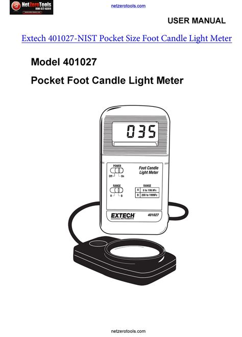 EXTECH INSTRUMENTS 401027 USER MANUAL Pdf Download | ManualsLib