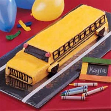 School Bus Cake Recipe