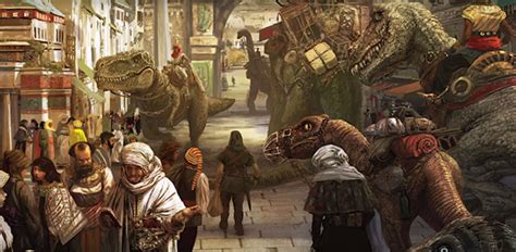 Image result for port nyanzaru | Dungeons and dragons game, Dinosaur ...