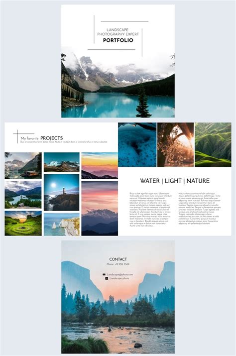 Landscape Photography Portfolio Template - Flipsnack