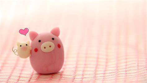 Download Cute Pink Pigs Laptop Wallpaper | Wallpapers.com