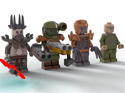 Some Doom eternal Lego minifigures I created in bricklink studio. : r/Doom