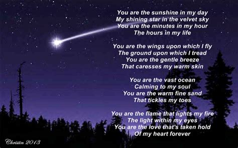 Christin's Poems About Love And Life: You Are My Shining Star | Shining ...