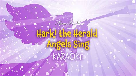 Hark! the Herald Angels Sing karaoke (Christmas instrumental) | Lyrics ...