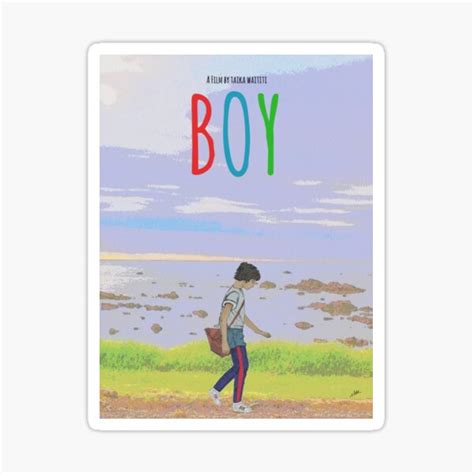 " Taika Waititi’s Boy Poster" Sticker for Sale by taikita | Redbubble