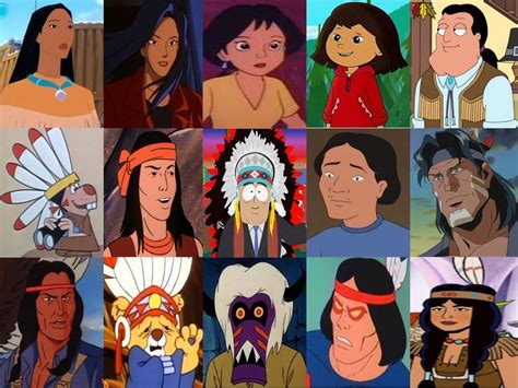 Native American Cartoon Characters - Desaba Fesbynina