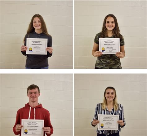 Dexter September Students of the Month -Piscataquis Observer