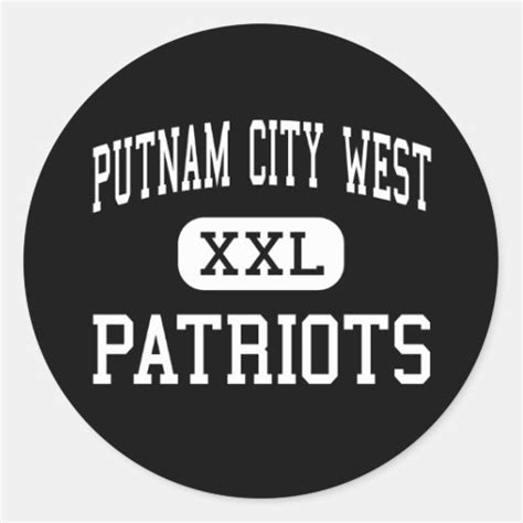 putnam city west - patriots - high - Oklahoma City Stickers | Zazzle