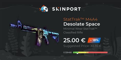 StatTrak™ M4A4 | Desolate Space (Minimal Wear) - Counter-Strike 2 ...