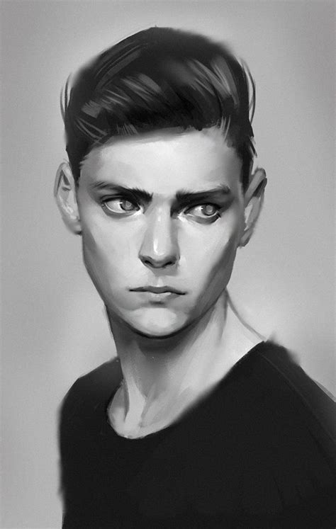 Portrait, Digital portrait, Face drawing