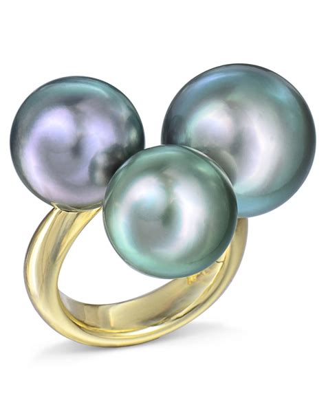 Tahitian Pearl Cluster Ring - Turgeon Raine