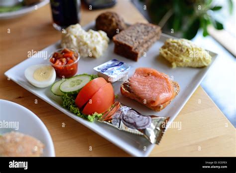 Traditional faroese food in Gjaargardur Guesthouse, Gjógv, Faroe Stock Photo: 76536850 - Alamy