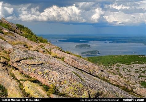 Storms Approaching Cadillac Mountain at Acadia Picture (Bar Harbor, ME ...