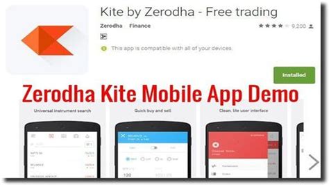 Zerodha Kite Mobile App Demo and Full Review - StockManiacs