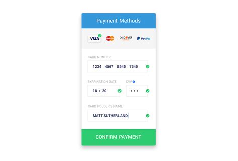 Payment Methods Mobile UI/UX :: Behance