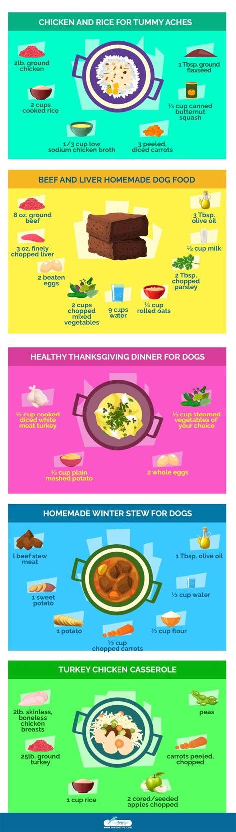 20 Most Healthy Homemade Dog Food Recipes Your Dogs Will Love