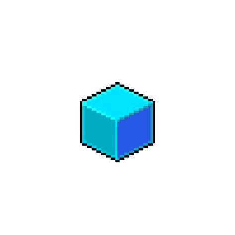 Pixilart - 3D Cube by art-pixel