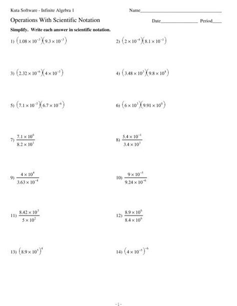 Scientific Notation interactive worksheet | Live Worksheets - Worksheets Library