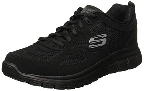 Skechers Burns 52635-bbk Low-top Sneakers in Black for Men | Lyst UK