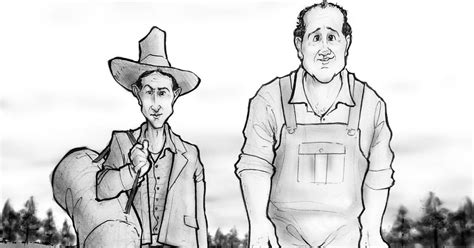 Of Mice And Men George And Lennie Drawing