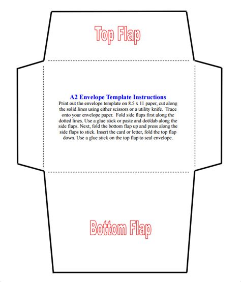 FREE 7+ Sample A2 Envelope Templates in MS Word | PDF