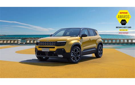 Jeep® Avenger named ‘Best Small Car’ at Autocar Awards 2023 | Jeep ...