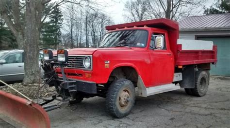 1974 International 4x4 1 Ton Dump with snow plow - Classic International Harvester Other 1974 ...