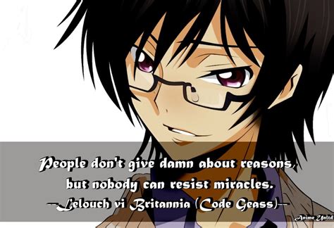 My Anime Review: Code Geass: Hangyaku no Lelouch Quotes