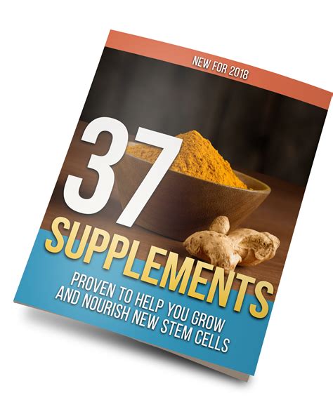 Top 3 Supplements To Naturally Boost Stem Cell Production - The Healing Miracle | Stem cells ...